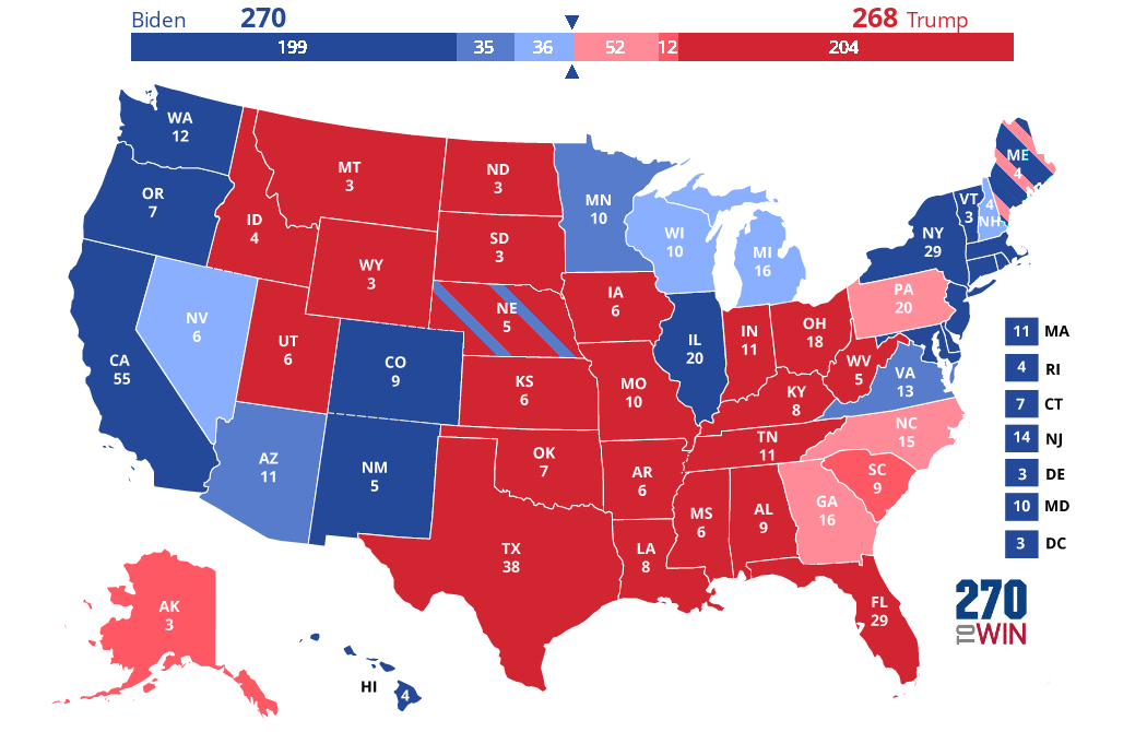 Election US 2020 - morning 4 november